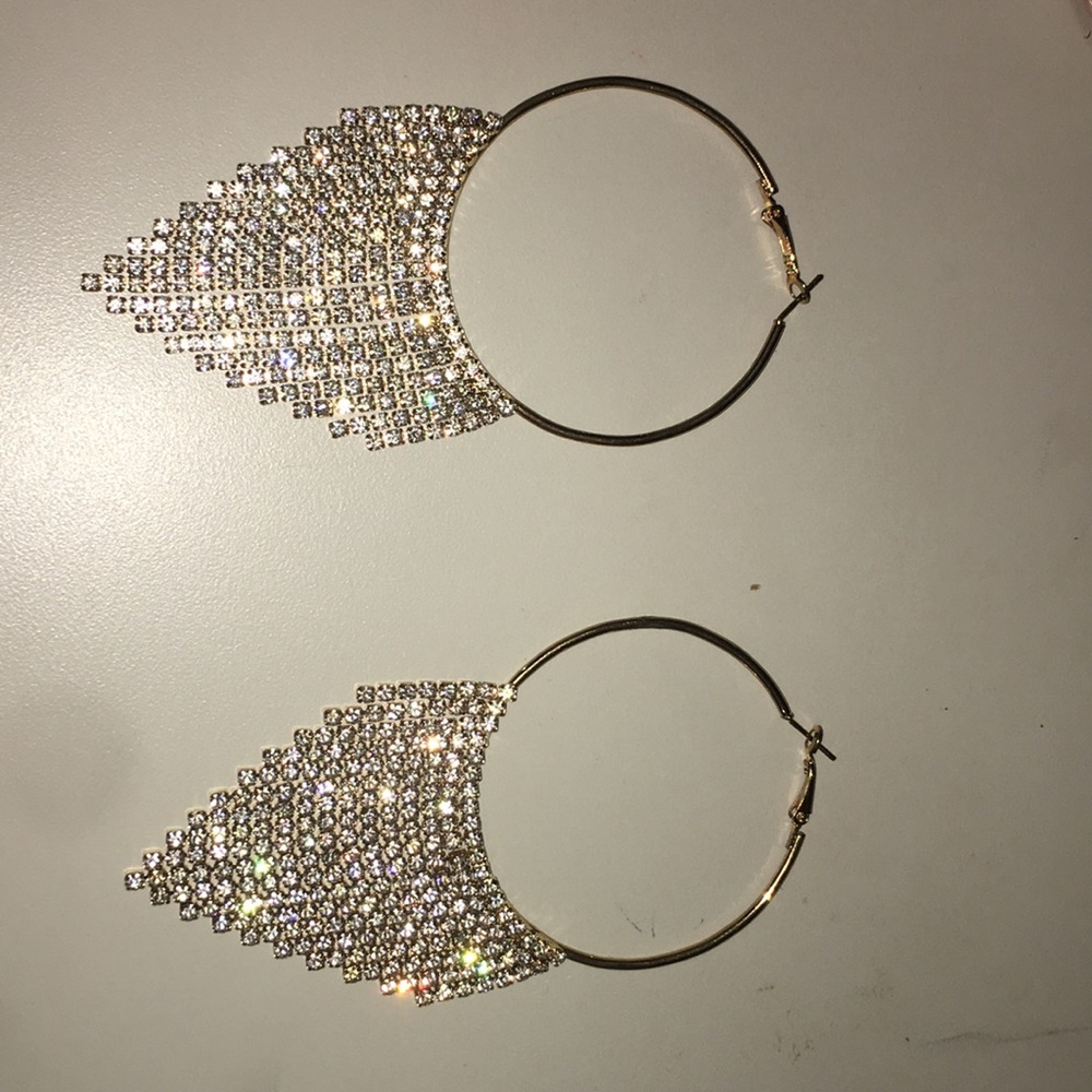 Dangly hoop earrings will consider offers